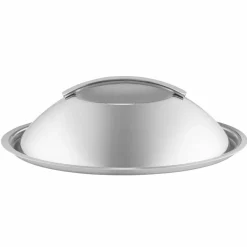 Kuppellokk 24 cm, rustfritt stål