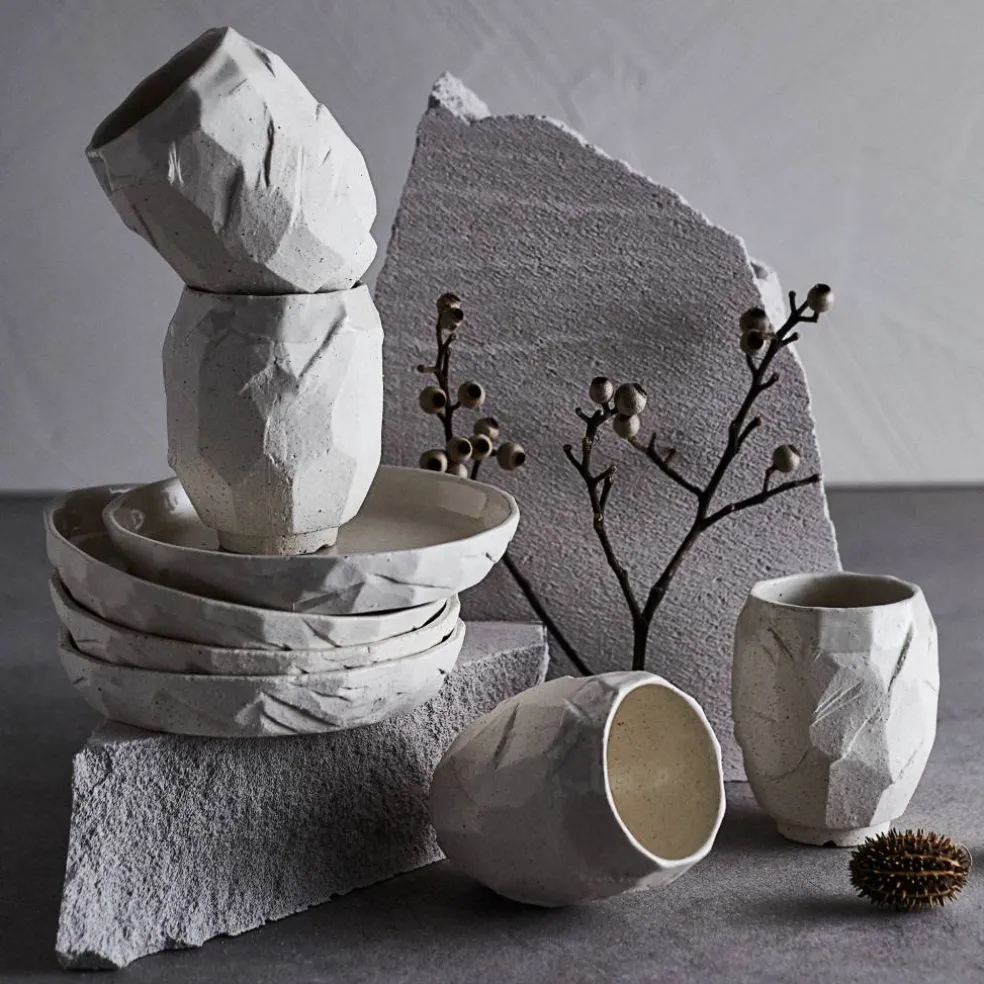 Kuri desserttallerken 16 cm 2 stk, sand