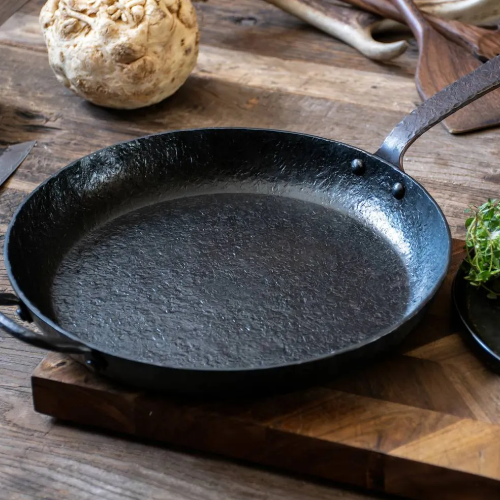 Kuro BBQ-stekepanne 28 cm, karbonstål