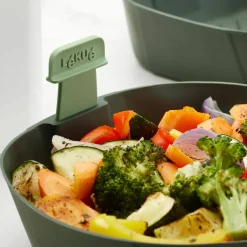 Kurv til airfryer large, grå