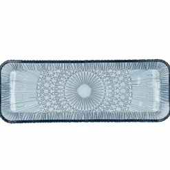Kusintha serveringsfat 38 x 14 cm, blå