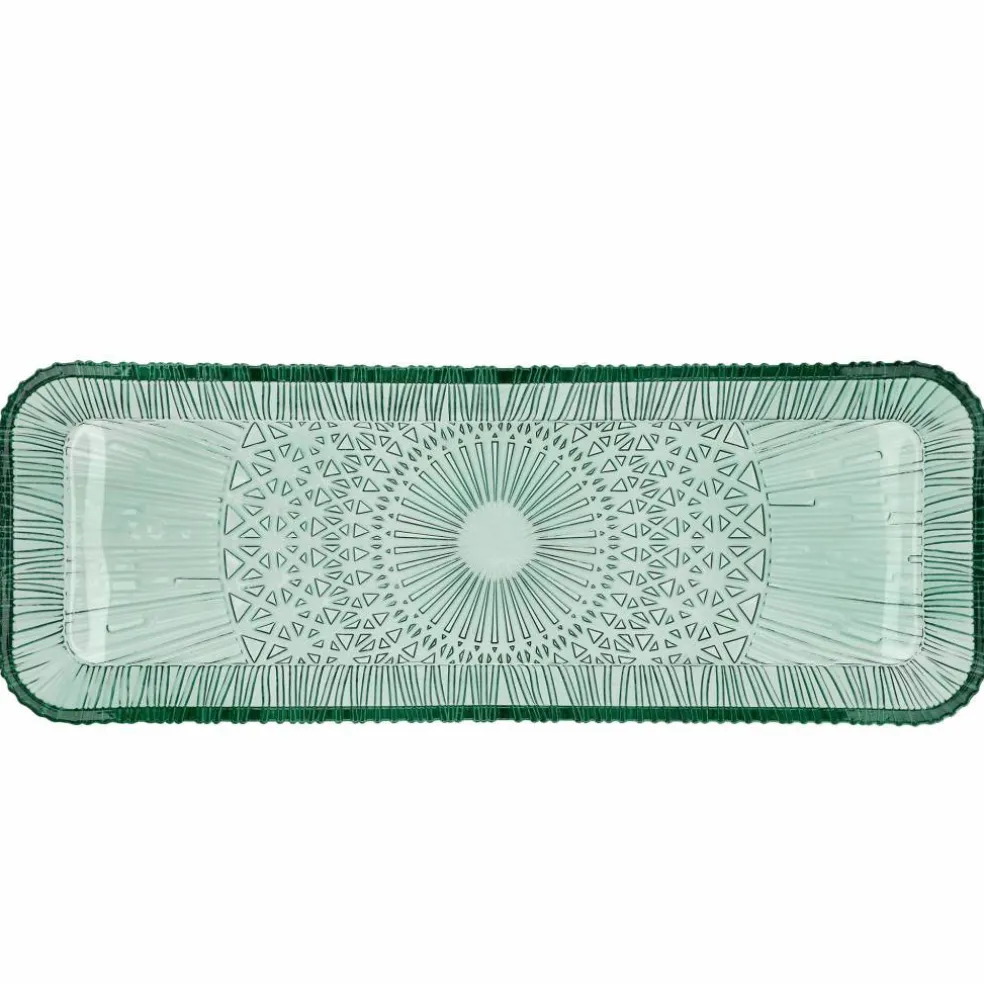 Kusintha serveringsfat 38 x 14 cm, grønn