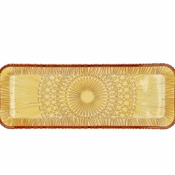 Kusintha serveringsfat 38 x 14 cm, grønn