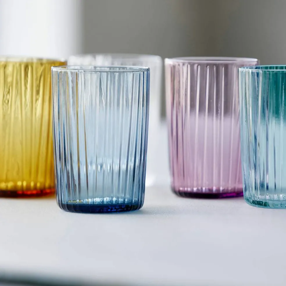 Kusintha vannglass 28 cl 4-pakning, rosa