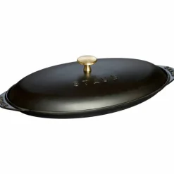 La Cocotte Fiskform/Fat Oval Svart 31 cm 0,7 l