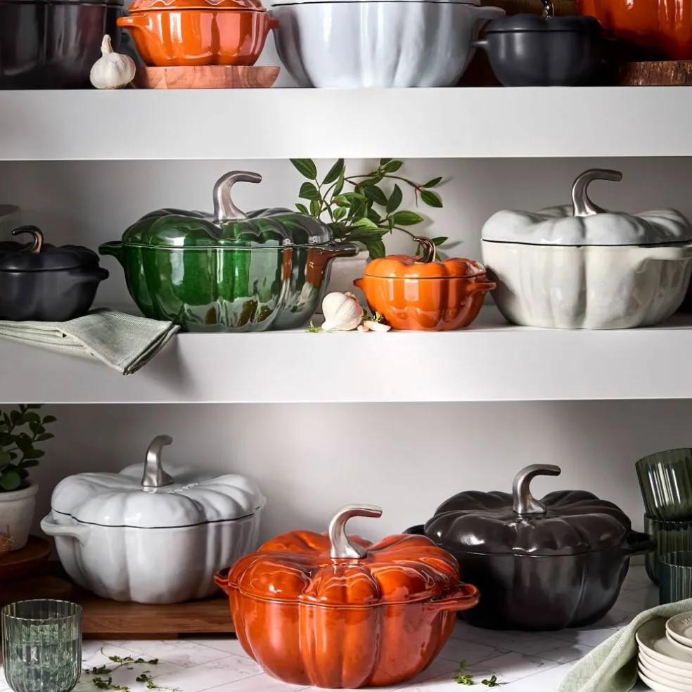 La Cocotte Gresskar støpejernsgryte 24 cm / 3,5 liter, svart
