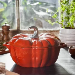 La Cocotte Gresskar støpejernsgryte 24 cm / 3,5 liter, kanel
