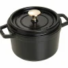 La Cocotte Rund Gryta Svart 16 cm 1,2 l