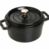 La Cocotte Rund Gryte Sort 20 cm 2,2 l