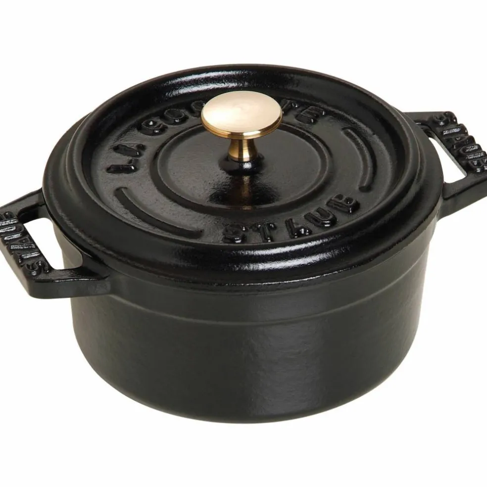 La Cocotte Rund Gryte Svart 10 cm 0,25 l