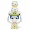 Lady with hat lysestake 16 cm, rosa