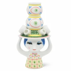 Lady with hat lysestake 16 cm, rosa