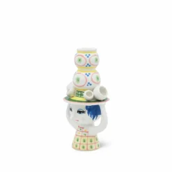 Lady with hat lysestake 16 cm, rosa