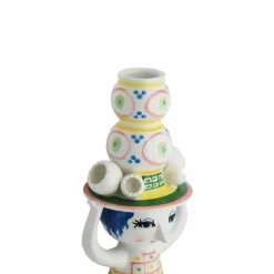 Lady with hat lysestake 16 cm, rosa