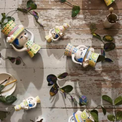 Lady with hat vase 24,5 cm, grønn