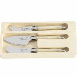Laguiole Ostekniver 3 stk, pearl