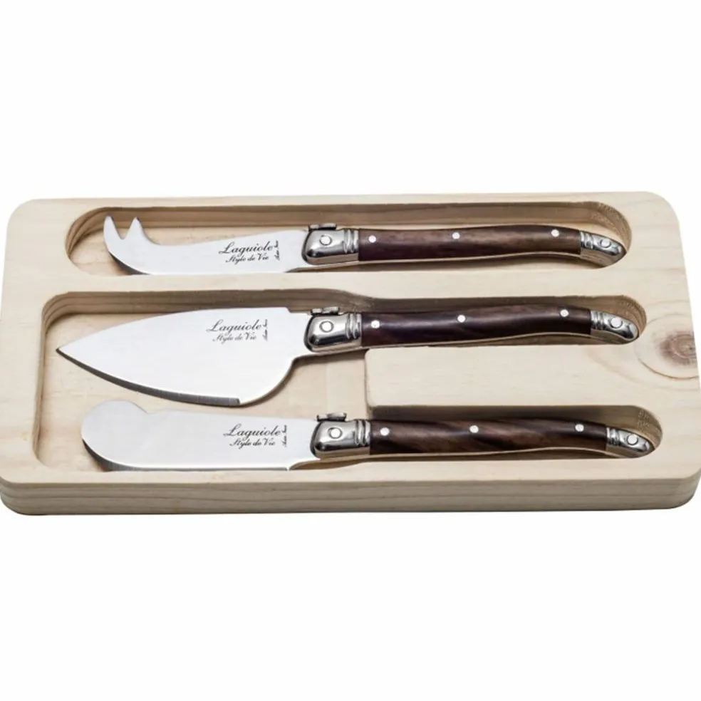 Laguiole Ostekniver 3 stk, pearl