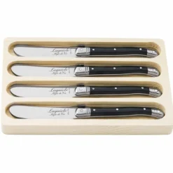 Laguiole Premium Line smørkniv 4-pakning, pearl