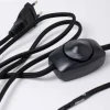 Lampeledning med dimmer 2 m, hvit