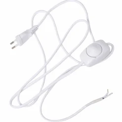 Lampeledning med dimmer 2 m, svart