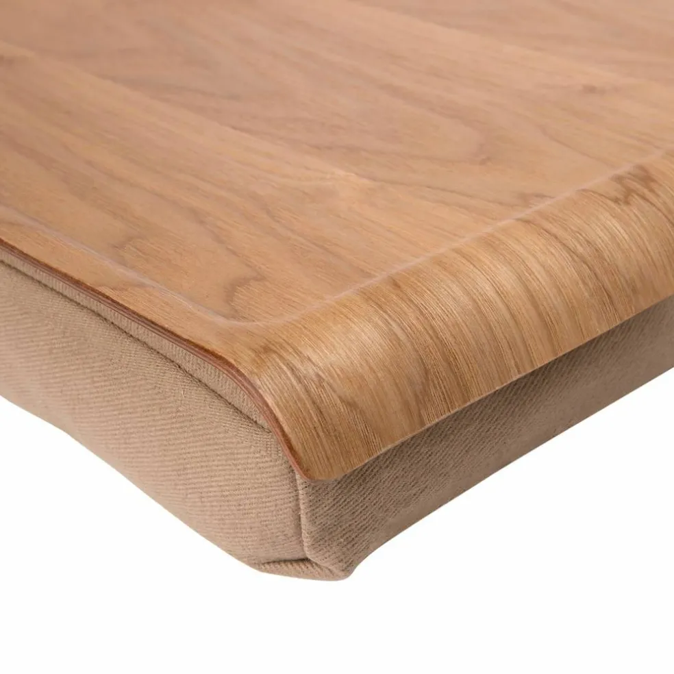Laptray knebrett, natur/sand
