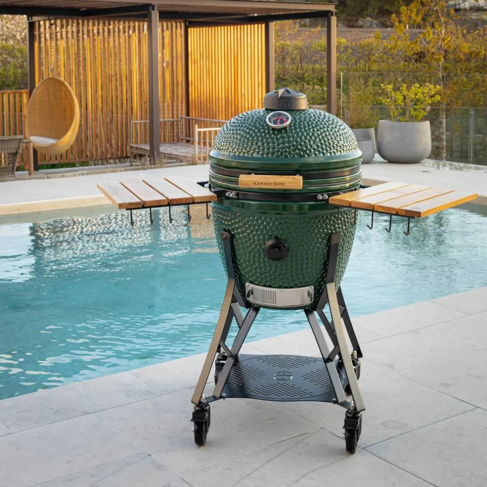 Large Gen 2 kamadogrill med tilbehørspakke, svart