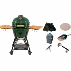 Large Gen 2 kamadogrill med tilbehørspakke, svart