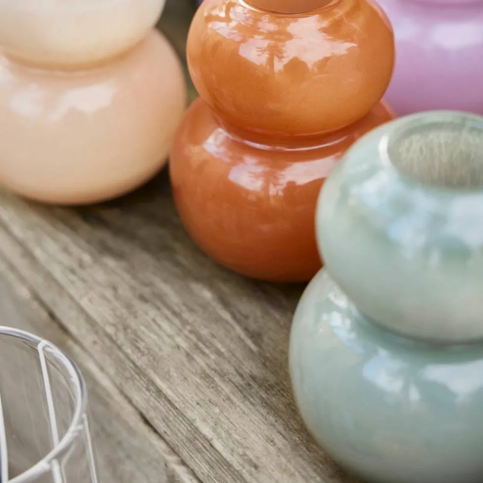 Lasi vase 12,5 cm, jade