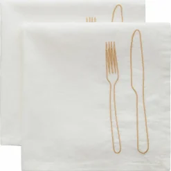La Tavola serviett 45 x 45 cm 2-pakning, latte
