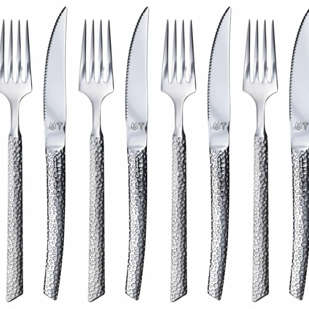 LAVA Steakset 8 deler, rustfritt