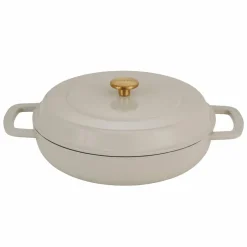 Lav gryte med lokk 28 cm / 5 liter, cherry