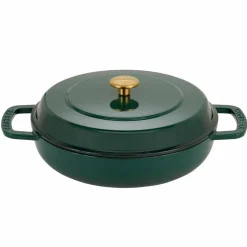 Lav gryte med lokk 28 cm / 5 liter, cherry