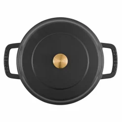 Lav gryte med lokk 28 cm / 5 liter, grønn