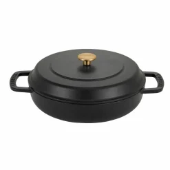 Lav gryte med lokk 28 cm / 5 liter, grønn