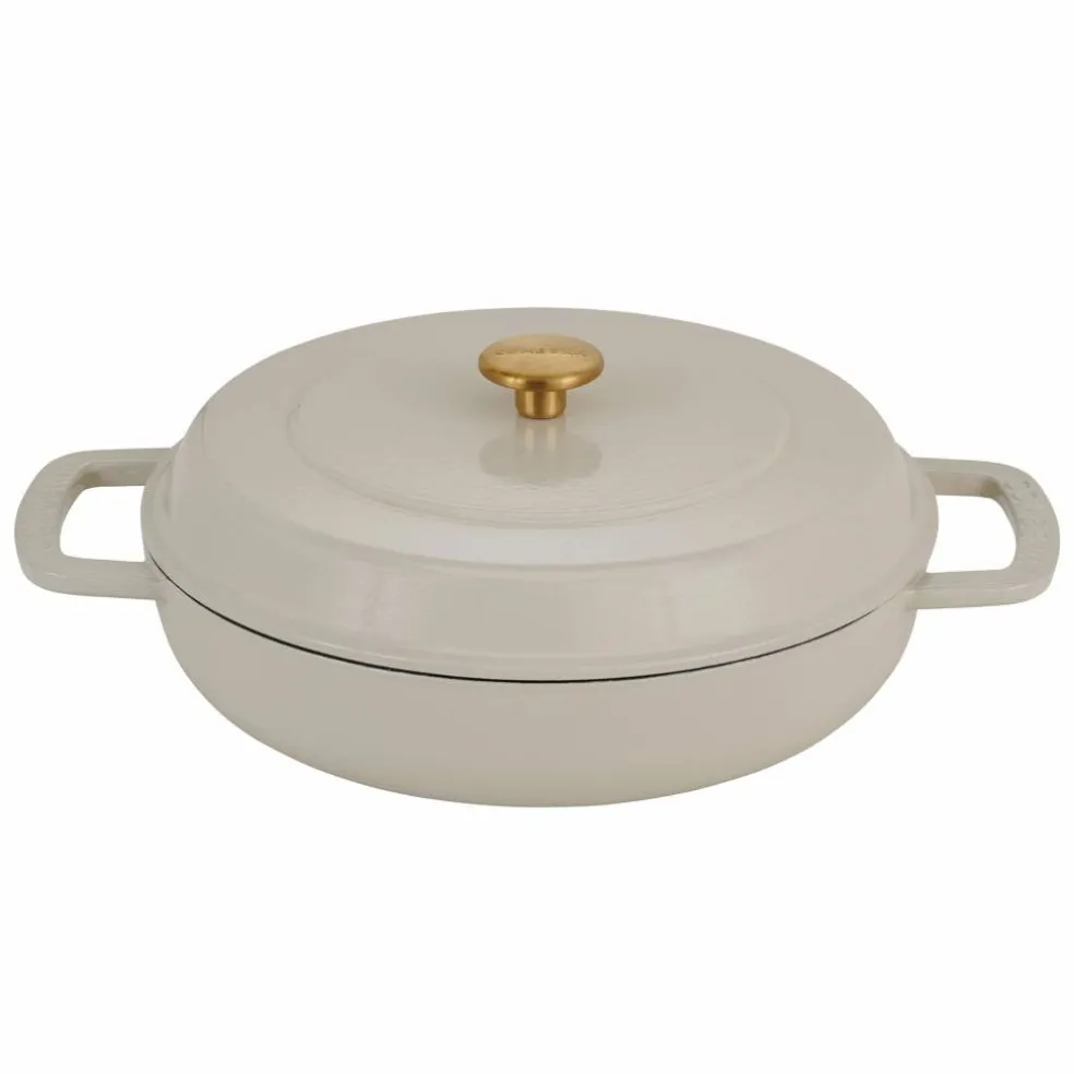 Lav gryte med lokk 28 cm / 5 liter, grønn