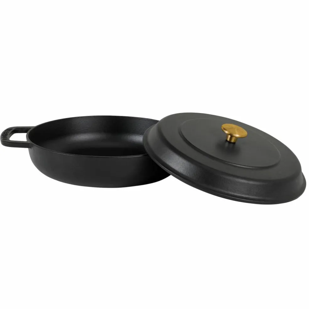 Lav gryte med lokk 28 cm / 5 liter, sand