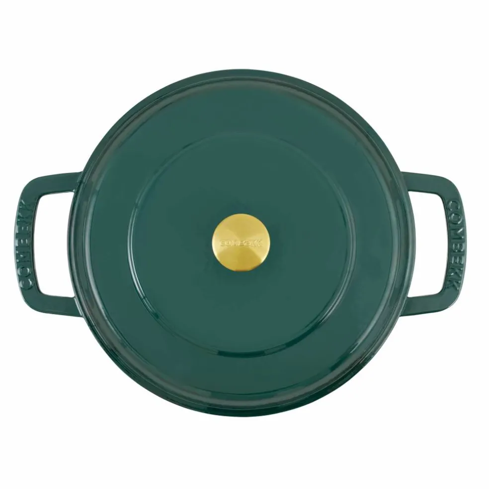 Lav gryte med lokk 28 cm / 5 liter, sand