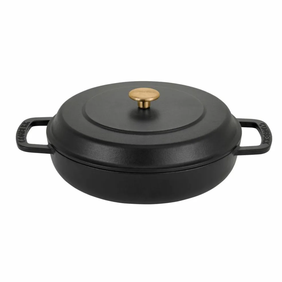 Lav gryte med lokk 28 cm / 5 liter, sand