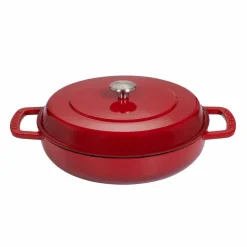 Lav gryte med lokk 28 cm / 5 liter, sand