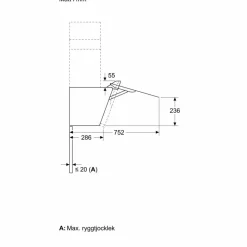 LC67KFN60 iQ300 veggmontert kjøkkenvifte