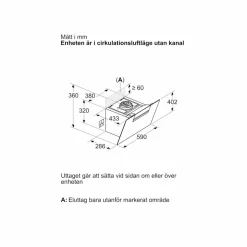 LC67KFN60 iQ300 veggmontert kjøkkenvifte