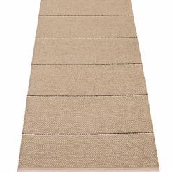 Lea teppe 150 x 70 cm, black/mint/vanilla