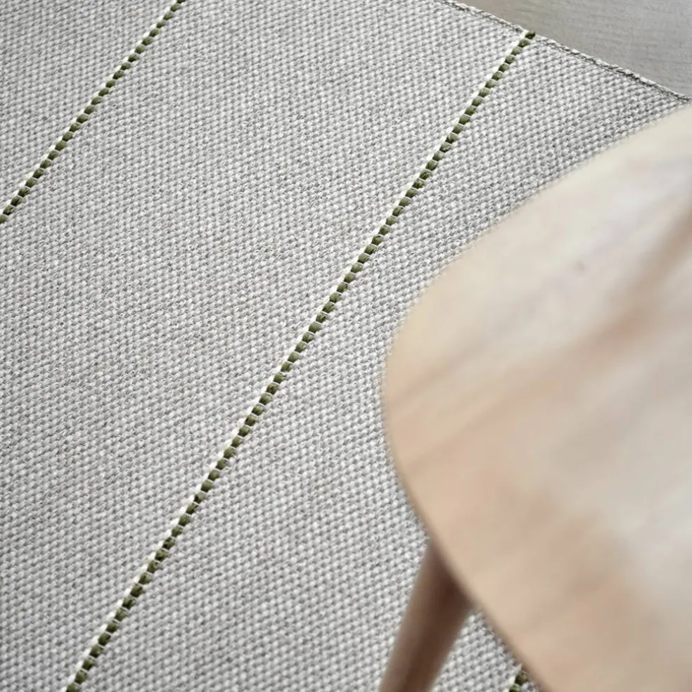 Lea teppe 300 x 70 cm, linen/pine/vanilla