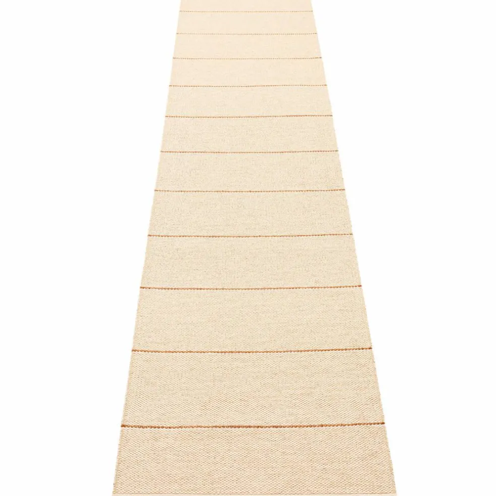 Lea teppe 300 x 70 cm, linen/pine/vanilla