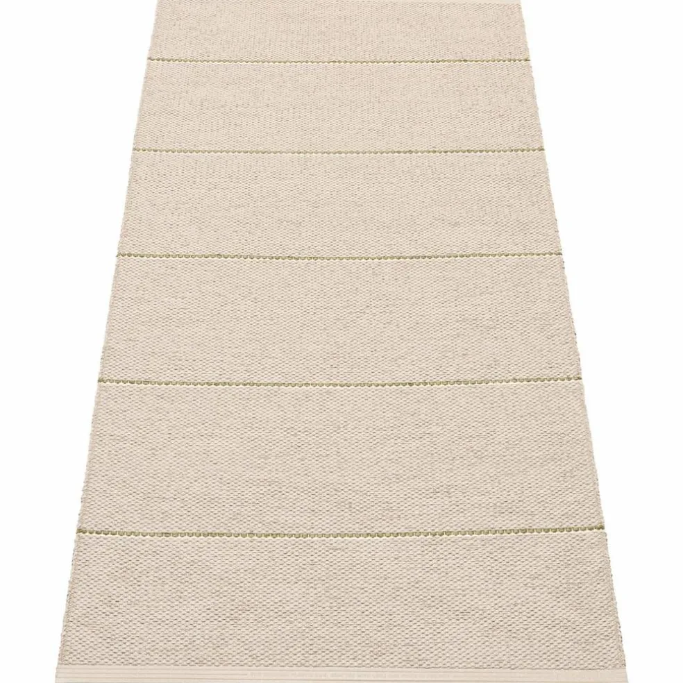 Lea teppe 150 x 70 cm, potato/brown/vanilla
