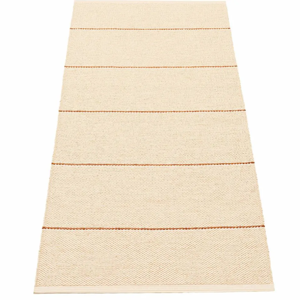 Lea teppe 150 x 70 cm, potato/brown/vanilla