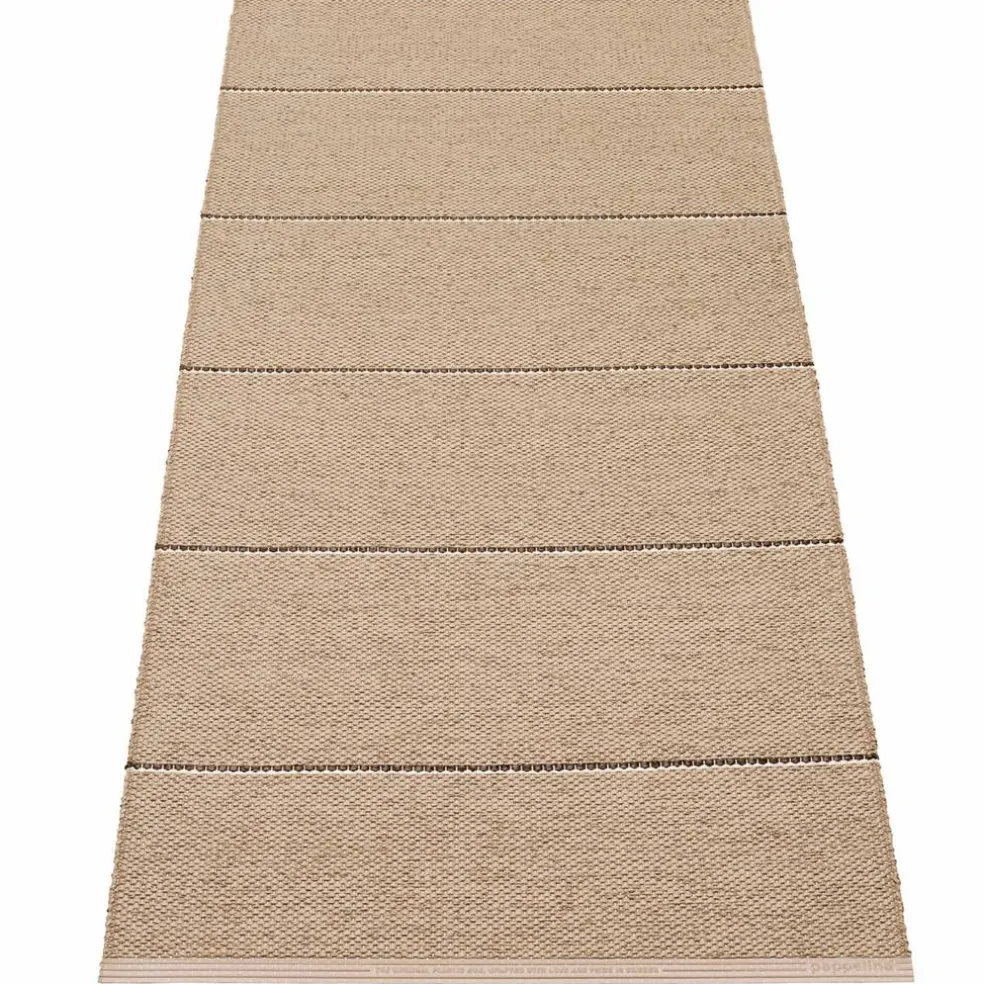 Lea teppe 150 x 70 cm, potato/brown/vanilla