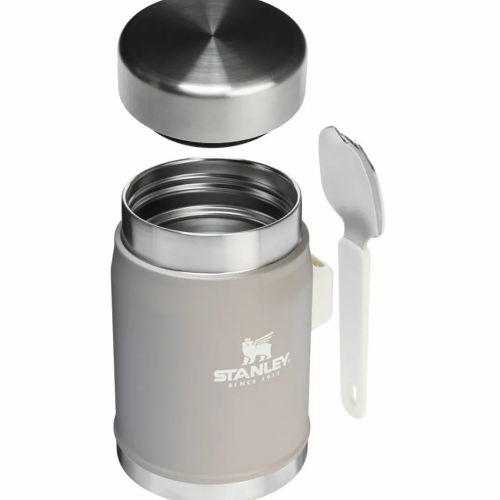 Legendary Classic mattermos + spork 0,4 liter, ash