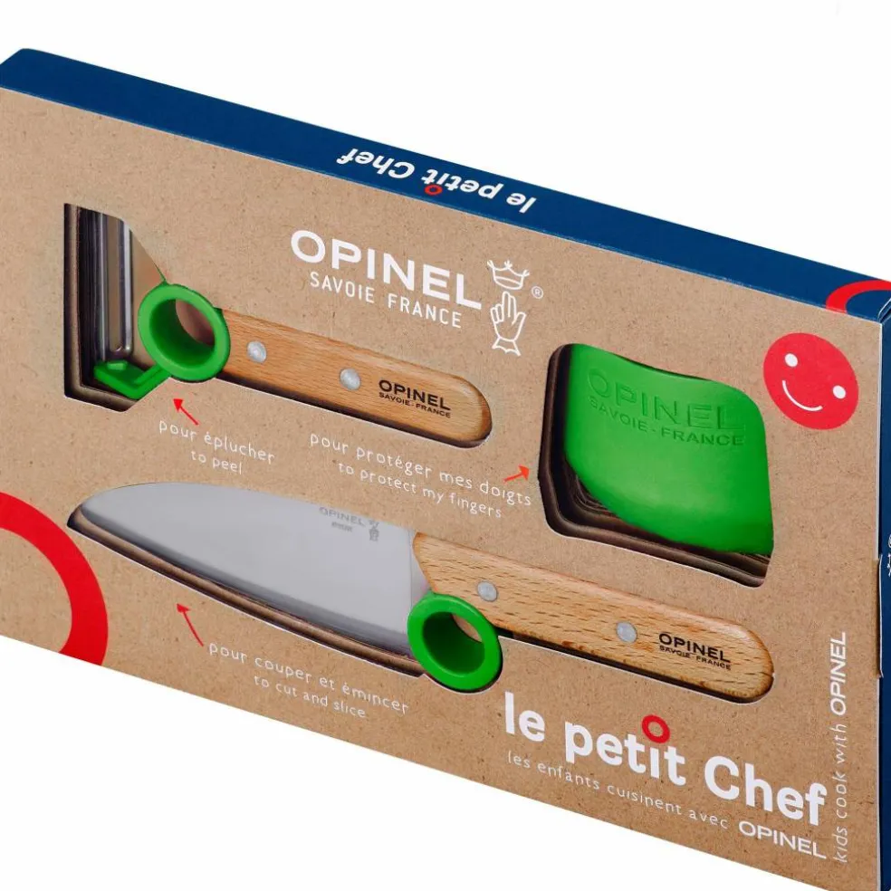 Le Petit Chef barnesett 3 deler, grønn