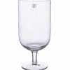 Ølglass på stett 45 cl, 2-pakning, boblete glass